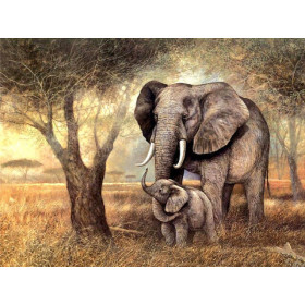 Diamond Painting olifant en olifanto