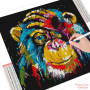 Diamond Painting Singa Monkey