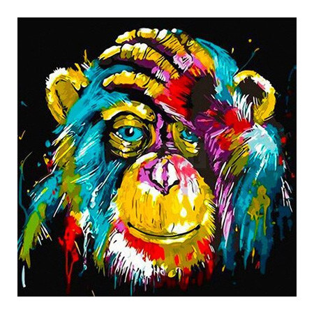 Diamond Painting Singa Monkey