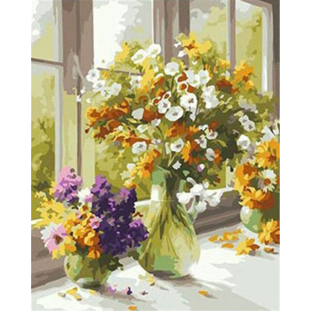 Diamond Painting Boeket Bloemen Ciano