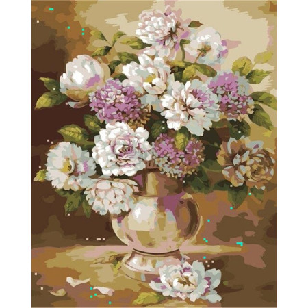 Diamond Painting Boeket Blanchette-bloemen