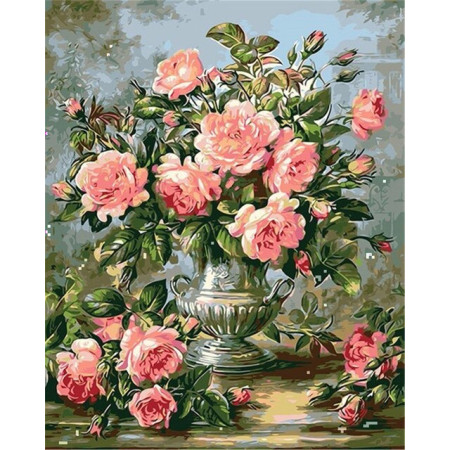 Diamond Painting Bloemenboeket Rosalino