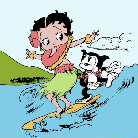 Diamond Painting Betty Boop Surf