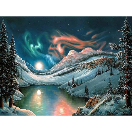 Diamond Painting Aurore Boreal Filensia