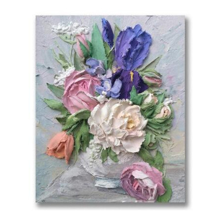 Diamond Painting Roze bloemen en Birgit Pivoine