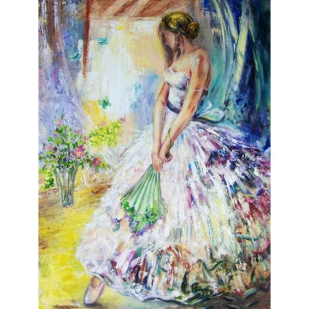 Diamond Painting 5D vrouw schilderij Elisabeth