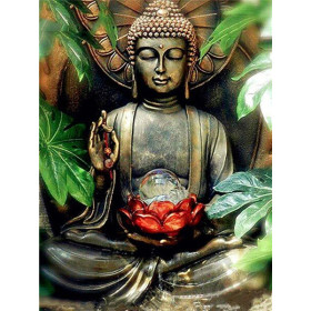 Diamond Painting Boeddha Lamon