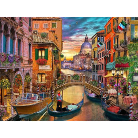 Diamond Painting Stadsversiering Venetië