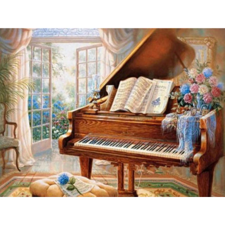 Diamond Painting Piano Deco Luxe