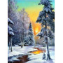 Diamond Painting Winterlandschap Rivière