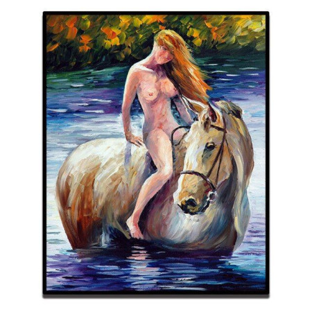 Diamond Painting sexy vrouw schilderij Léna