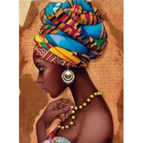 Diamond Painting Inaya Afrikaanse vrouw