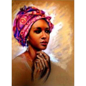 Diamond Painting Afrikaanse vrouw Malia