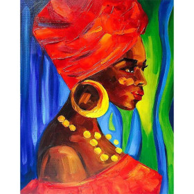 Diamond Painting Afrikaanse vrouw Ayana