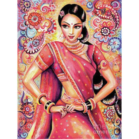 Diamond Painting Indiase vrouw Arya