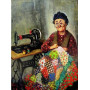 Diamond Painting Oude vrouw