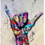 Diamond Painting Hand Graffiti