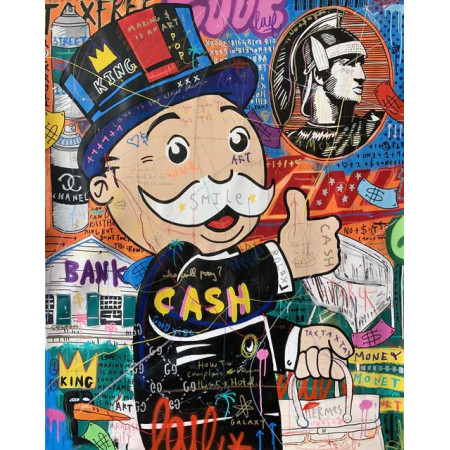 Diamond Painting Graffiti Cash