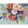 Diamond Painting Pauwbloemen F