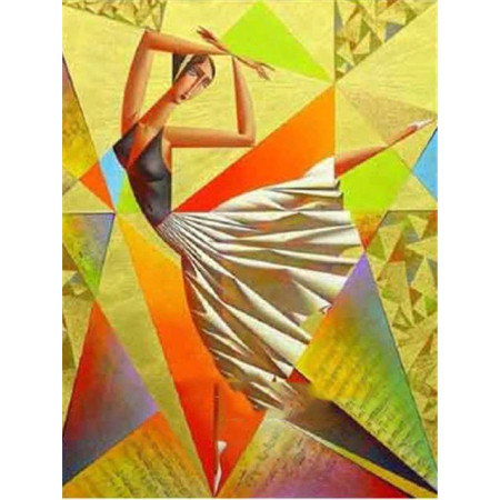 Diamond Painting Ballerinadanseres in Picasso-stijl