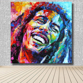 Diamond Painting Bob Marley portret 5D