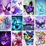 Diamond Painting Crystal Butterfly Serie E