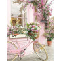 Diamond Painting Bloemen en fiets 2