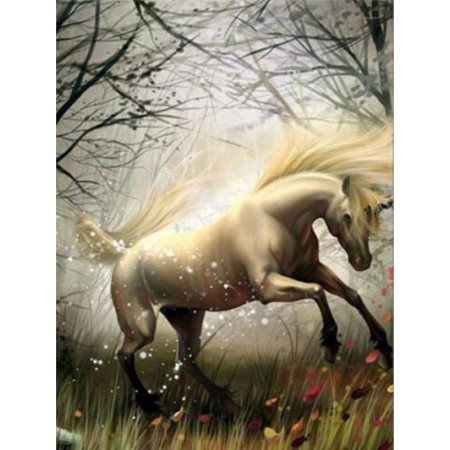 Diamond Painting Magisch paard Toverwoud