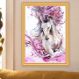 Diamond Painting Paard Eenhoorn Fairy Levendige kleuren