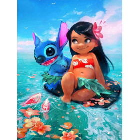 Diamant Lilo & Stitch - Compliciteit tussen Disney-vrienden