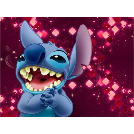 Diamond Painting Stitch Malin - Disney Smiling Malicieux