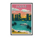 Diamond Painting Vintage landschap Miami