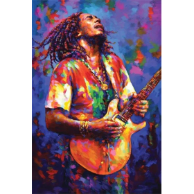 Diamond Painting Bob Marley Gitarist