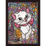 Diamond Painting Marie Poesje Disney - Glas-in-lood Parijs Feeërieke Kat