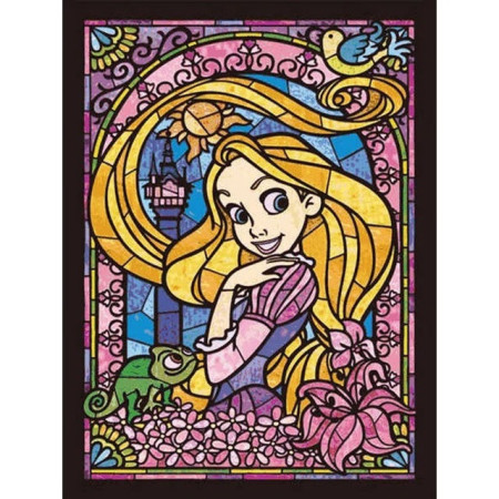 Diamond Painting Raiponce Prinses - Disney heldin Vitrail Floral